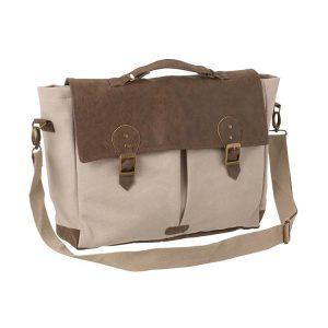 Boekentas/Schoudertas Beige/Bruin