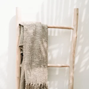 Katoenen beige plaid